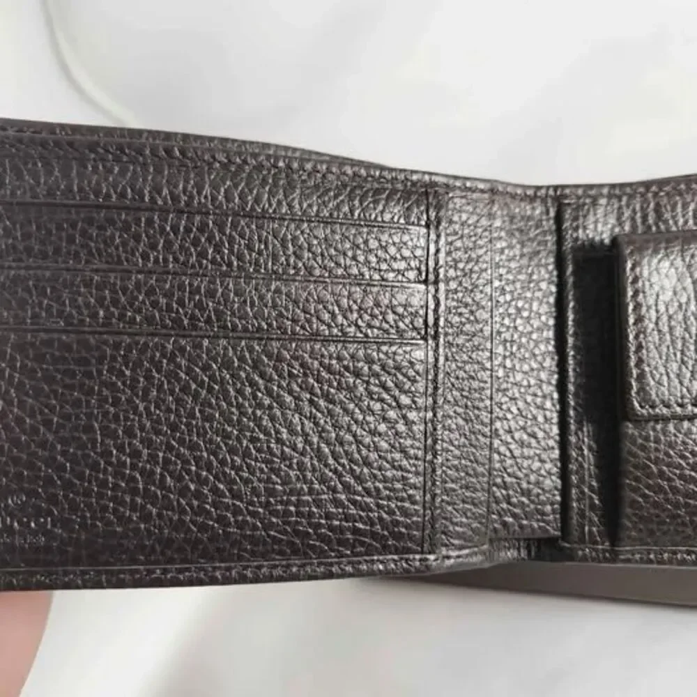 Gucci Bifold Wallet Dark Brown Canvas Monogram